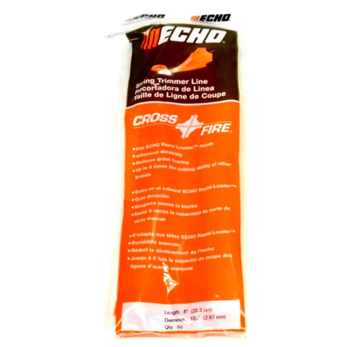 Echo 102222105 50 Count 8" .105 X-Fire