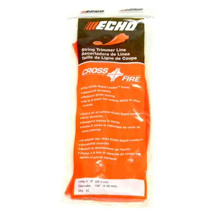 Echo 102222130 50 Count 8" .130 X-Fire
