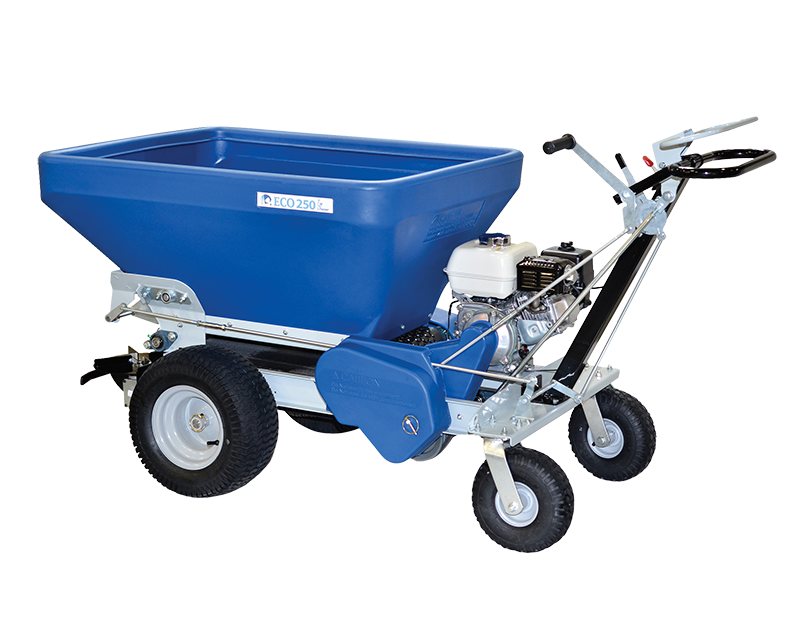 Self Dresser Machine Ecolawn ECO 250S Lawn Top Dresser Sand Edition Self Propelled Zero Tur ...