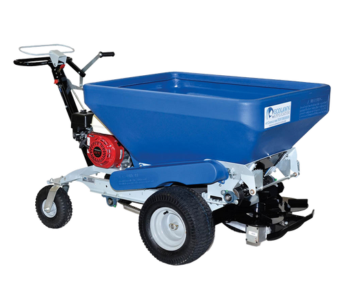 Ecolawn ECO 150 Compost Spreader Self Propelled Walk Behind 3 Wheel 11.5 Cu Ft Vanguard 6.5 HP