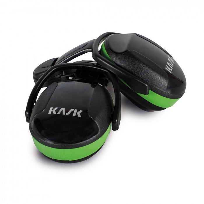Kask SC1 Helmet Earmuffs Lime Low Noise Hearing Protection WHP00004