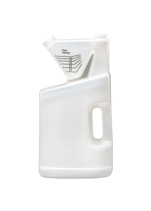 Container Manufacturing Tip and Pour Container 128 oz Heavy Duty Natural U128-NAT-HD