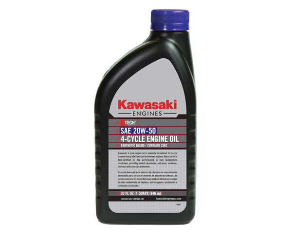 Kawasaki KTECH 4-Cycle Oil SAE 20W-50, 1 qt