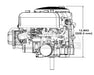 Briggs & Stratton 21R707-0086-F1 1" X 3-5-32" Vertical Electric Intek Series Engine