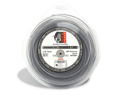 COLOR OUTSIDE THE LINES ラキドロセット APE Partz .080 Trimmer Line 1 lb Spool, Reinforced, Gray