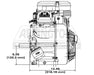 Briggs & Stratton 356447-0048-G1 Engine 1" x 2-29-32" Crank Horizontal Ele Start Vanguard 18 HP