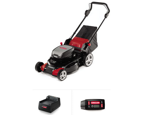 Oregon LM400 Electric Lawn Mower - 4.0 Ah Battery - Standard Charger