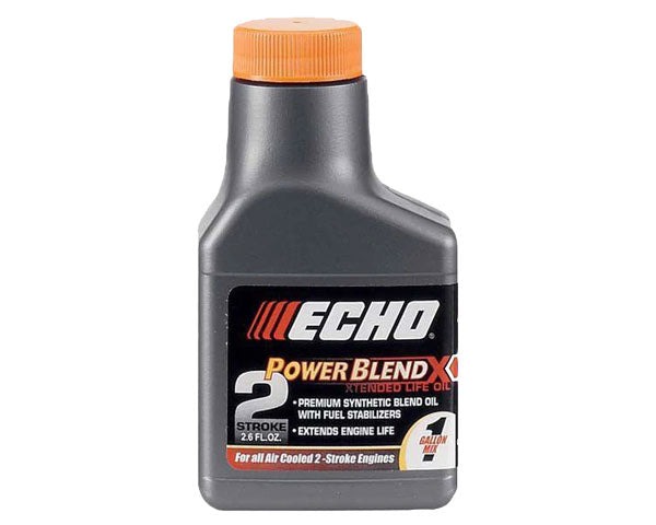 ECHO PowerBlend Gold 2-Cycle Oil 2.6 oz Bottle – Mix 1 Bottle to 1 Gal (6450001G)