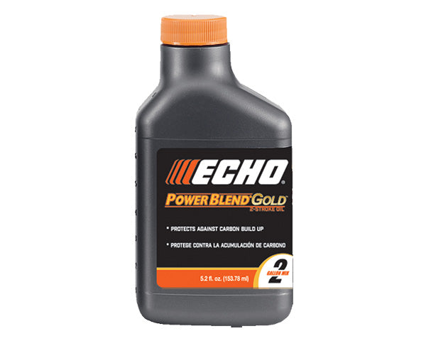 Echo PowerBlend Gold 2-Cycle Oil 5.2 oz Bottle – Mix 1 Bottle to 2