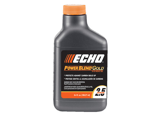 ECHO PowerBlend Gold 2-Cycle Oil 6.4 oz Bottle – Mix 1 Bottle to 2.5 Gal (6450025G)