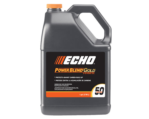 ECHO PowerBlend Gold 2-Cycle Oil 1 Gal Bottle – Mix 1 Bottle to 50 Gal (6450050G)
