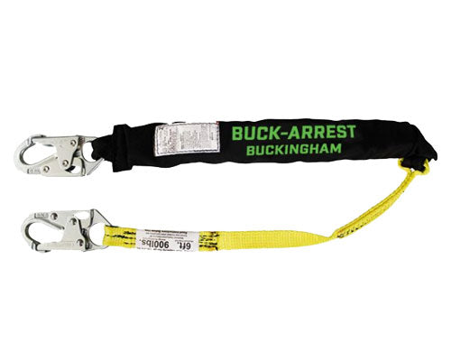 Buckingham Buck Arrest 6' Shock Absorbing Lanyard (6VV116S2)