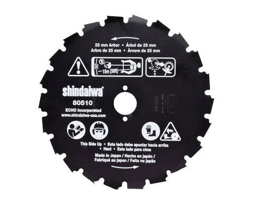 Shindaiwa 80510 22-Tooth Brushcutter Clearing Saw Blade 25mm