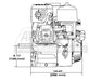 Briggs & Stratton 83132-1035-F1 3-4" X 2 27-64" Horizontal Recoil 550 Series Engine w- Muffler
