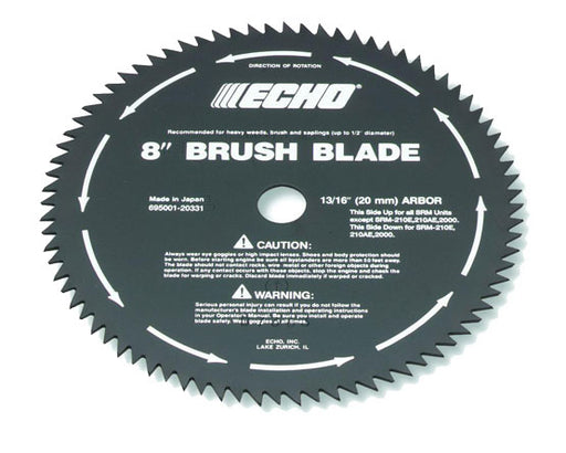 Echo 8" Brush Cutter Blade 20 mm for SRM Trimmers (69500120331)