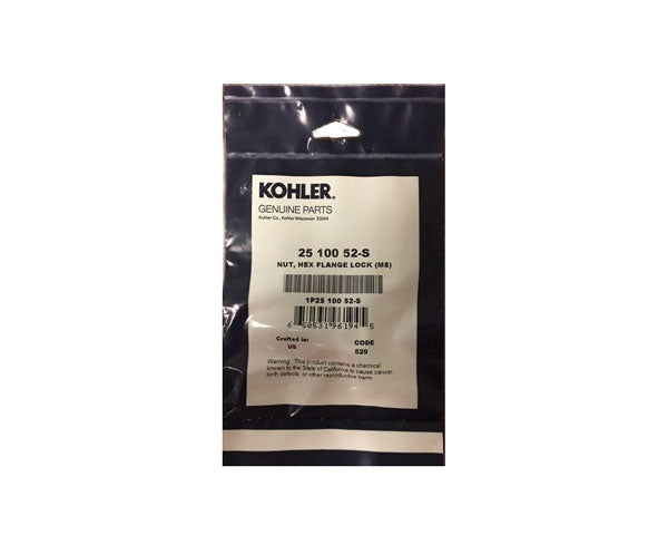 Kohler 25-100-52-S Hex Flange Lock Nut OEM — Arlington Power Equipment