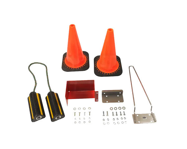 Little Wonder MP010012 Safety Package - 2 Cones, Wheel Chocks, & Storage Box