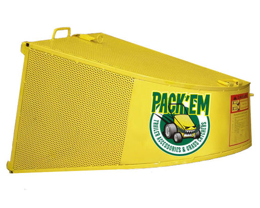 Pack'em PK-EX-4 Hammered Steel Grass Catcher, 4.4cu.ft