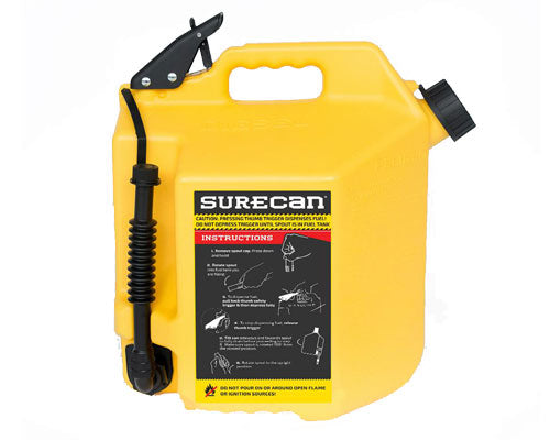 Surecan Gasoline Fuel Can 2+ Gallon 